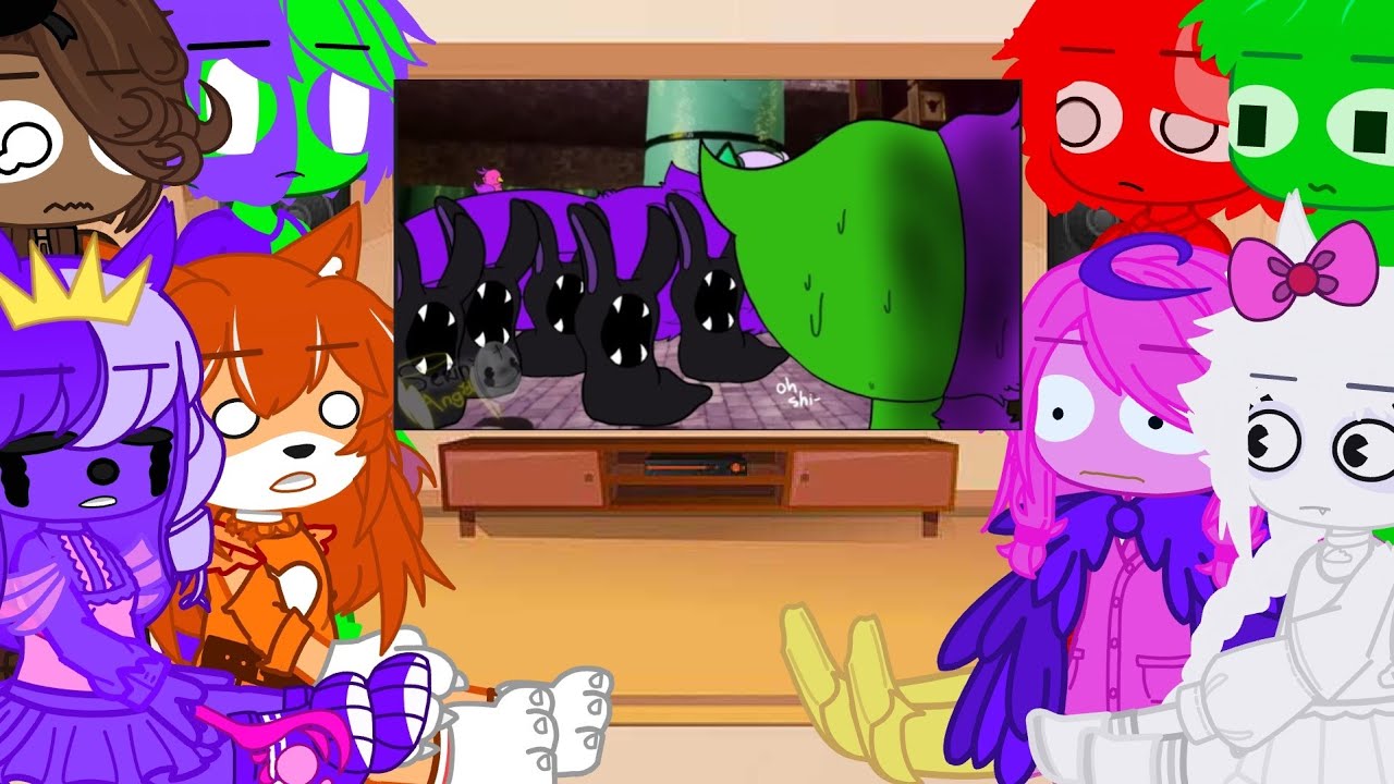 Garten of Banban React To The Naughty Ones Escape Bouncelia's Pouch II Naomi 🐰