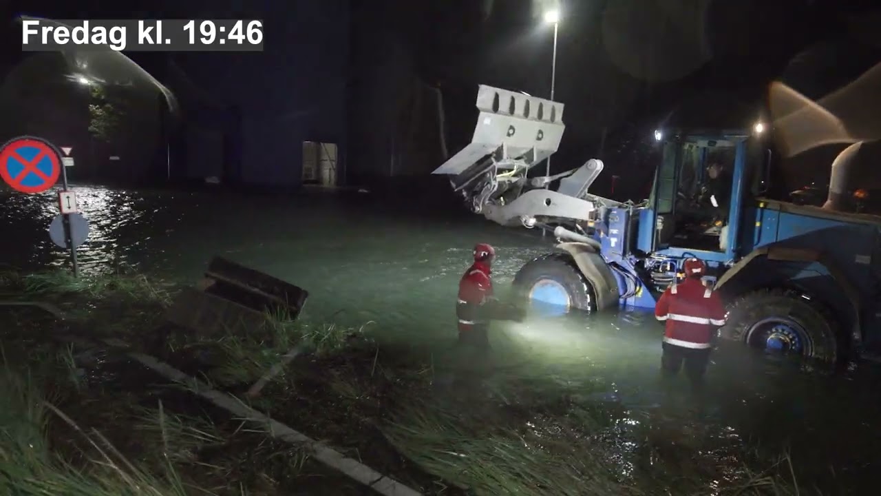Stormflod og oprydning hos Brødr. Ewers