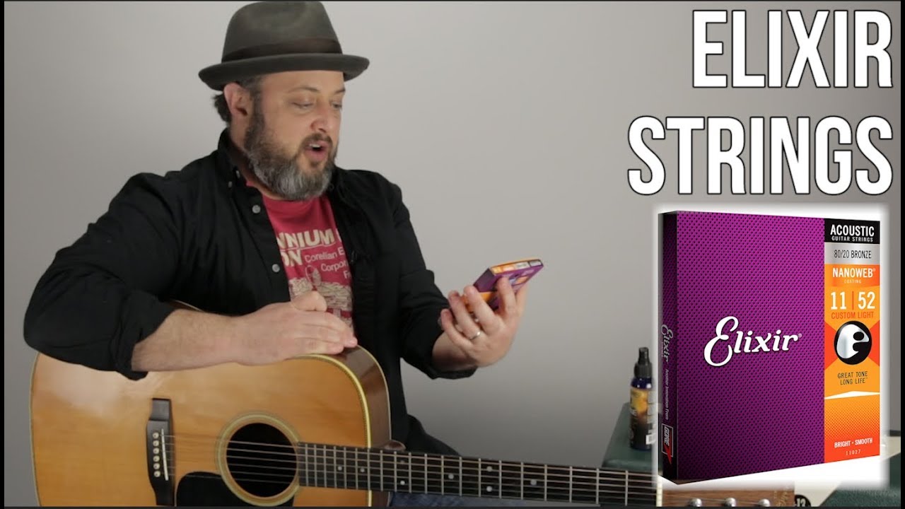 Elixir Strings on a Martin D28 Acoustic Guitar