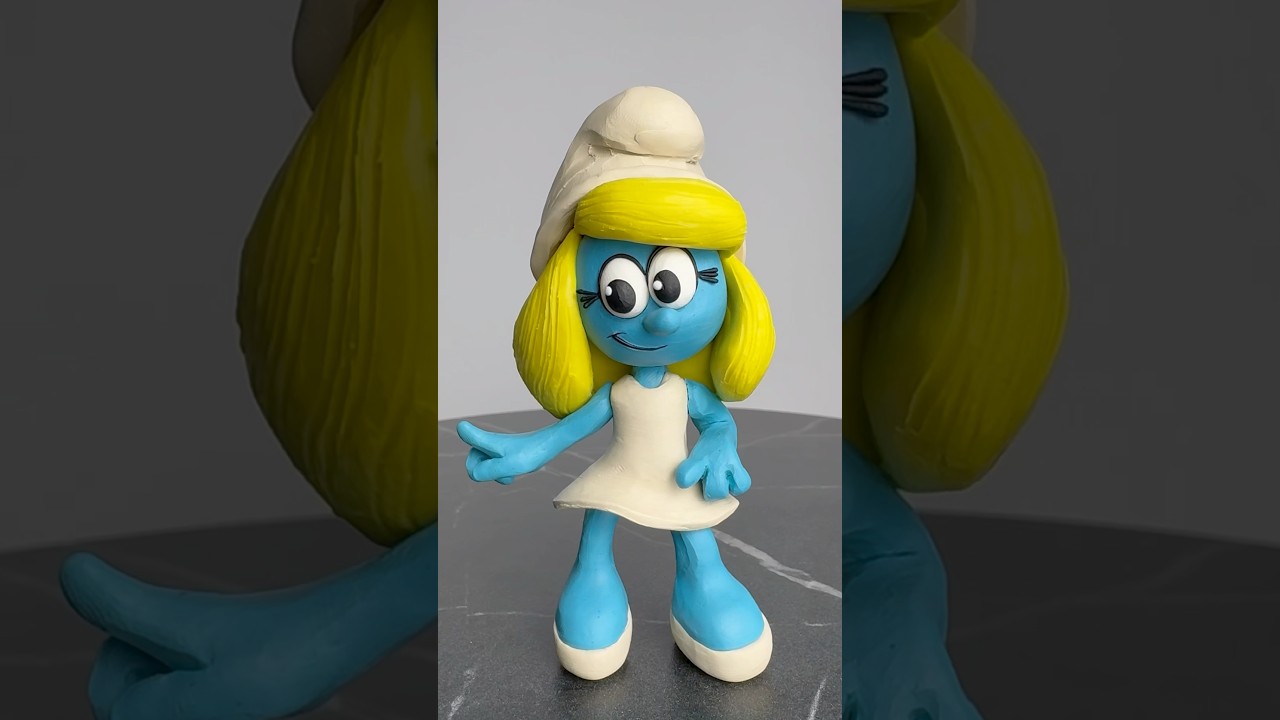 OMG 🤯 Smurfs movie 2025 and Rihanna| I made Smurfette#smurfs #smurfette #rihanna