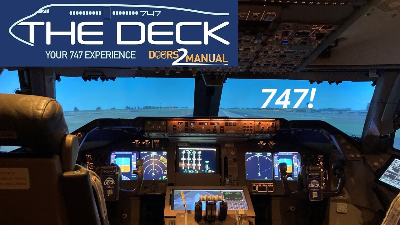 TRYING THE DECK 747 SIMULATOR! BARTON AERODROME!