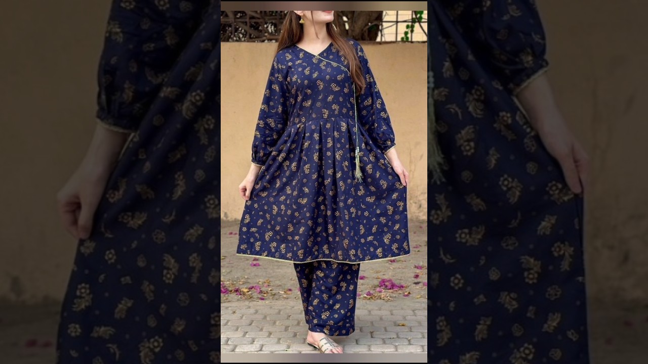 summer dress design 2025 / new printed dress designs #shorts #dress #virlshorts #youtubeshorts