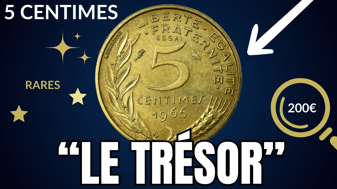 D&eacute;couvrez un Tr&eacute;sor : Une Pi&egrave;ce RARE de 5 CENTIMES MARIANNE de 1966 !