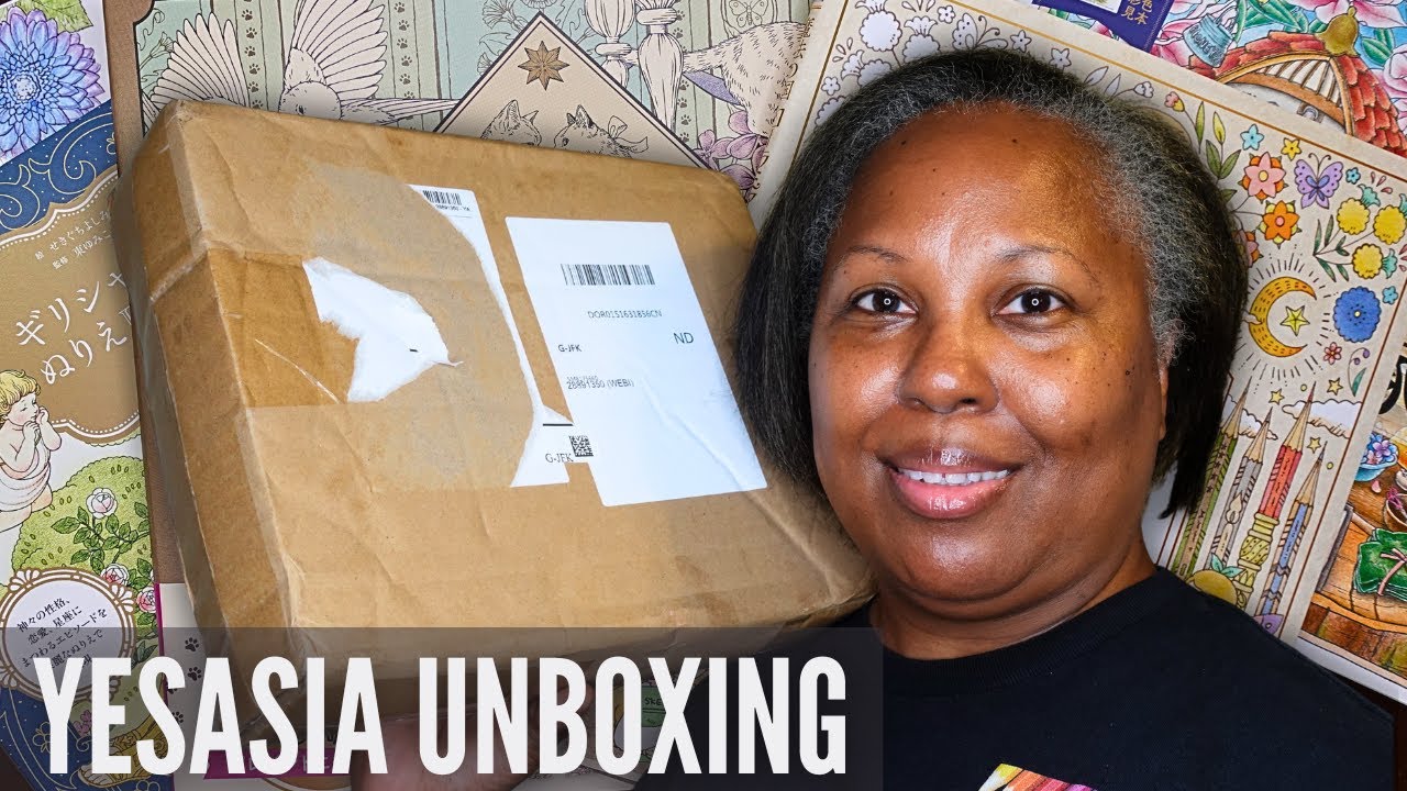 YesAsia Unboxing | Adult Coloring Book Haul with Flip-Throughs | Part 2