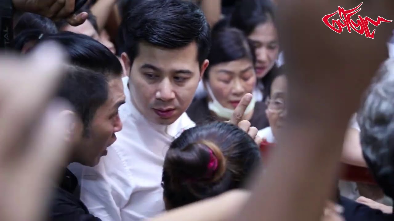 သရုပ်ဆောင်မင်းသွေးရဲ့ နောက်ဆုံးခရီး မိသားစု၊အနုပညာမောင်နှမများနဲ့ ပရိသတ်များပို့ဆောင်နှုတ်ဆက်...