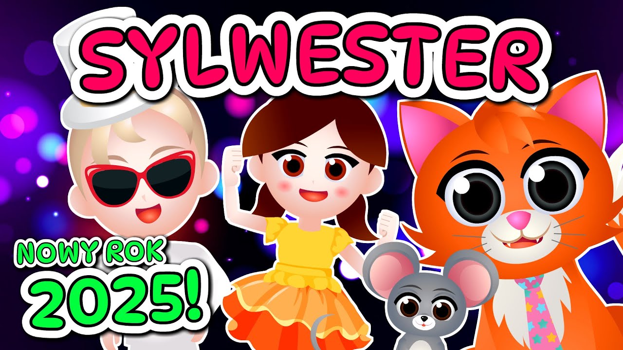🥳🎀 SYLWESTER 2024/2025 - Najlepsze piosenki dla dzieci - Kamlotki 🎀🥳