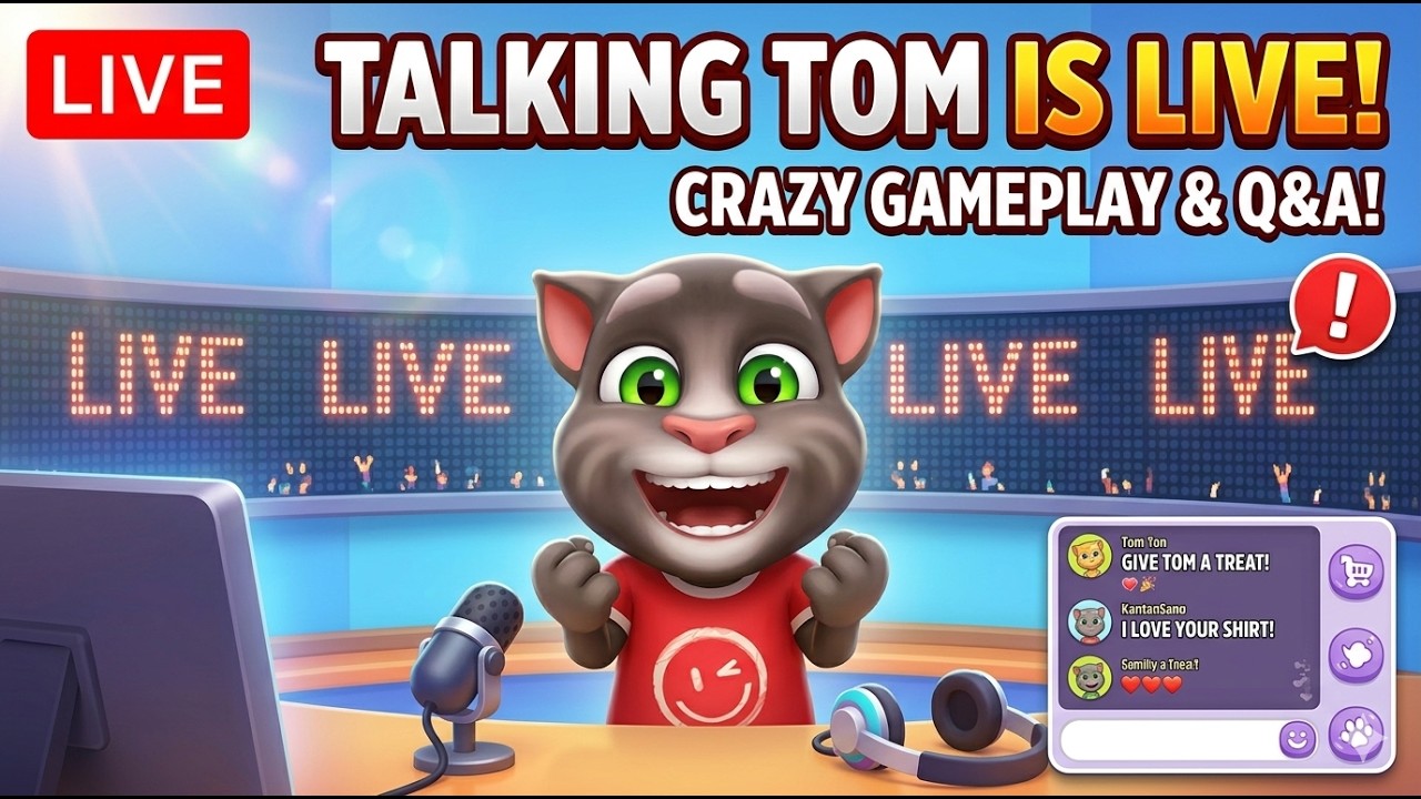 Livestreem Talkingtomlive #talkingtom  #talkingtomlive