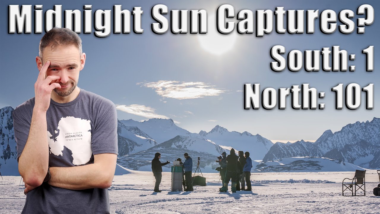 Flat Earthers think the 24 hour Antarctic sun hasn't been captured before