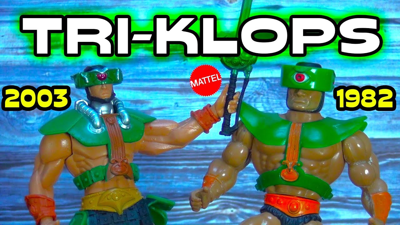 Unboxing a 2003 Tri-Klops 200x Masters of the Universe action figure by Mattel