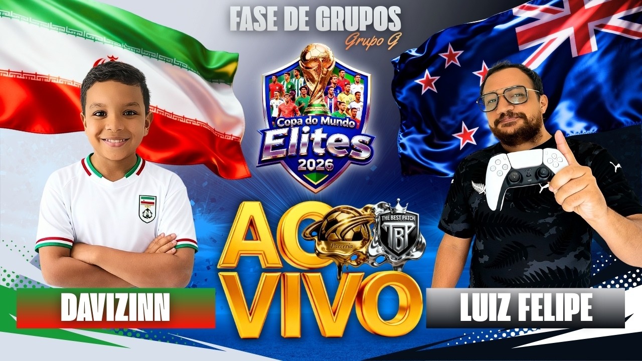 🔥⚽ COPA DO MUNDO ELITES 2026 | FASE DE GRUPOS | IRÃ X NOVA ZELANDIA | THE BEST PATCH ⚽🔥