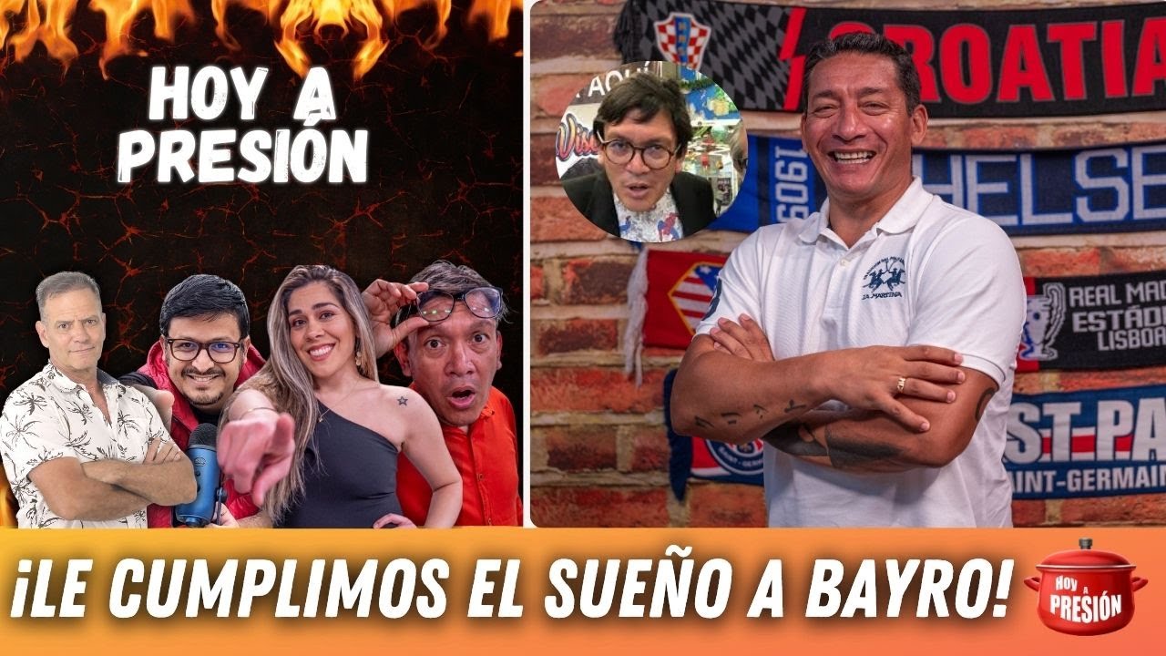 ¡LE CUMPLIMOS EL SUEÑO A BAYRO! Hoy con Carlos 