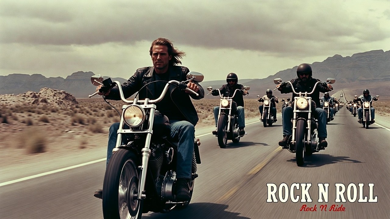 Best Music Rock N Roll 🎸 Rock N Ride 🔥 Ultimate American Biker Anthem