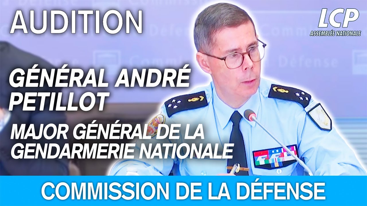 Le général André Petillot est auditionné par la commission de la Défense - 23/10/2024