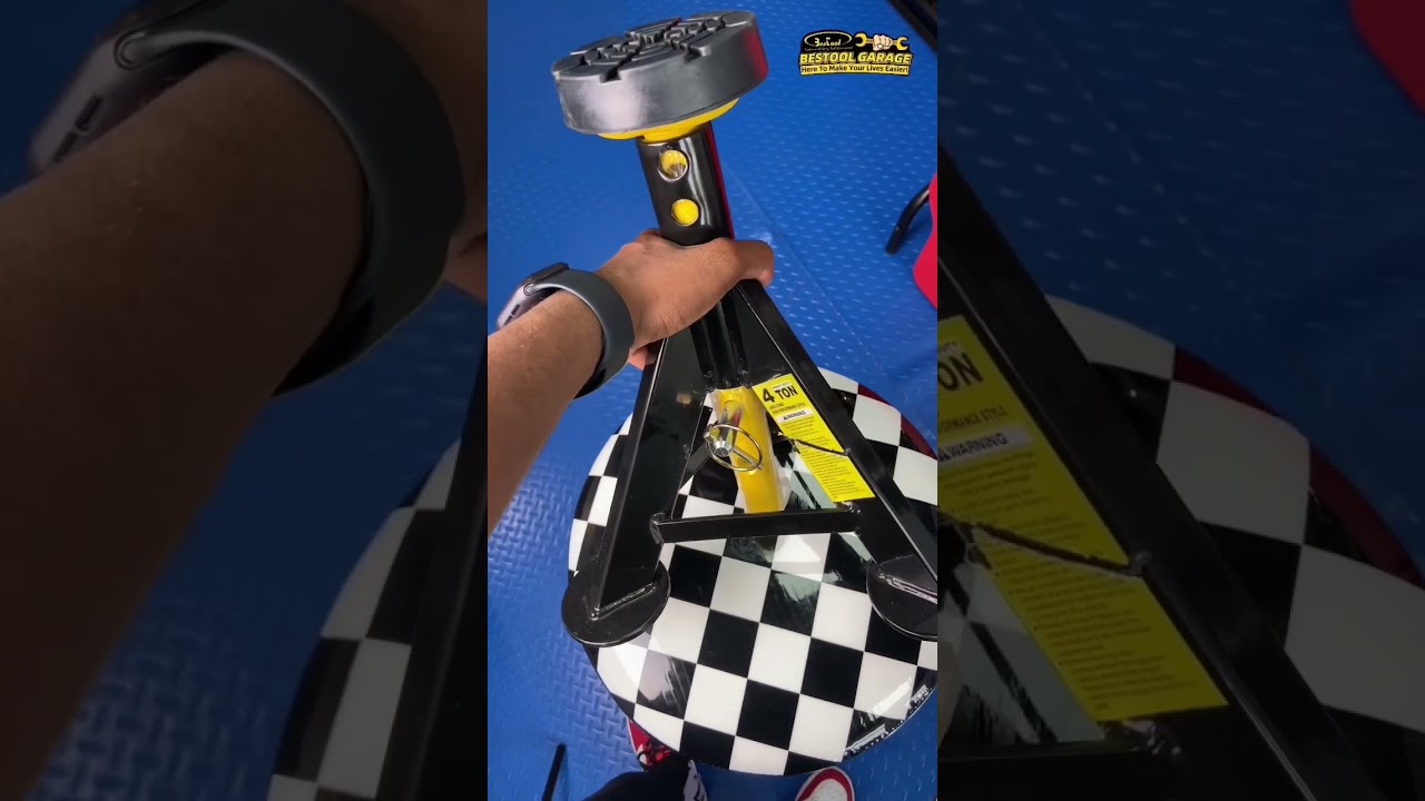 Replace these #dangerous #harborfreight #jackstands #fail #carpeople #carculture #warning