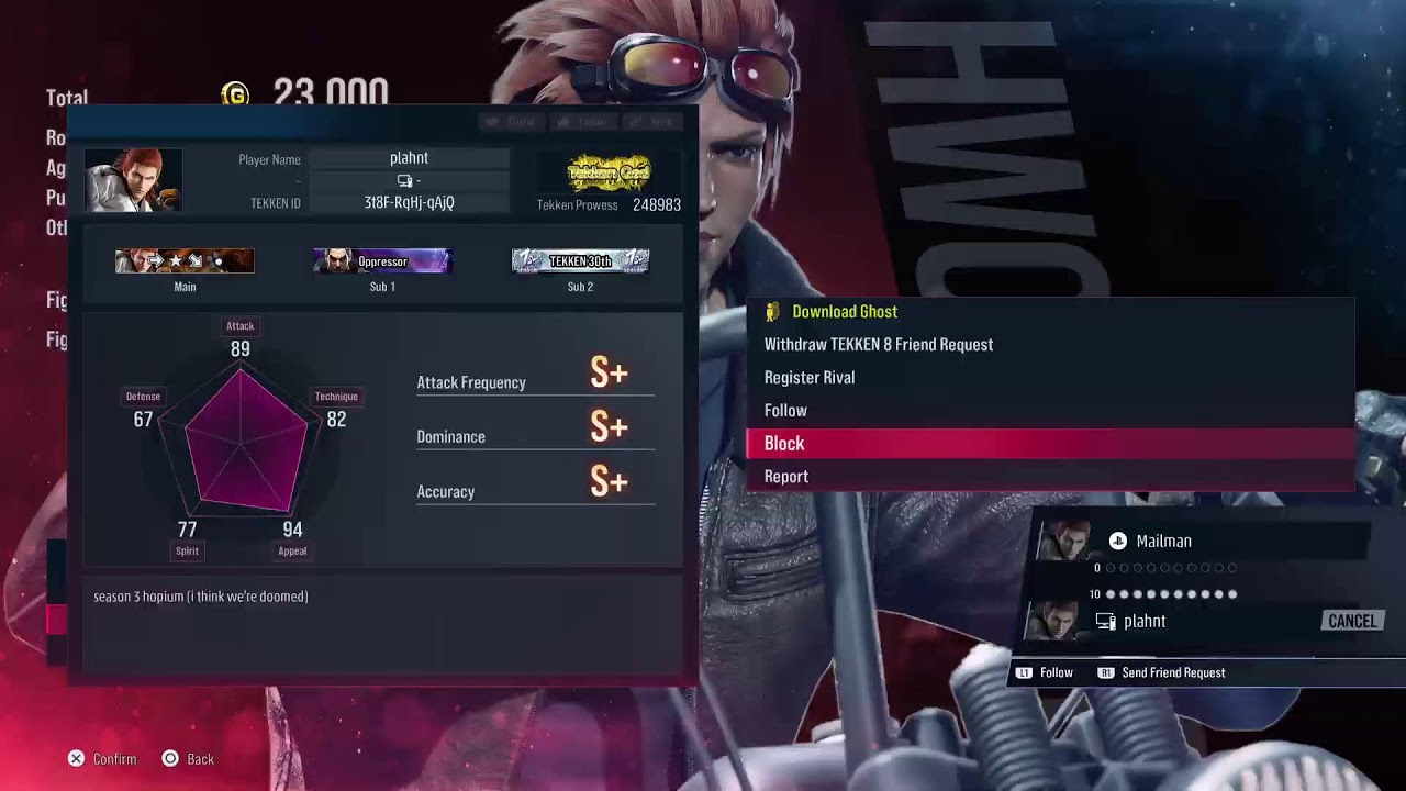 Tekken 8 Ranked Hwoarang mailmizzle