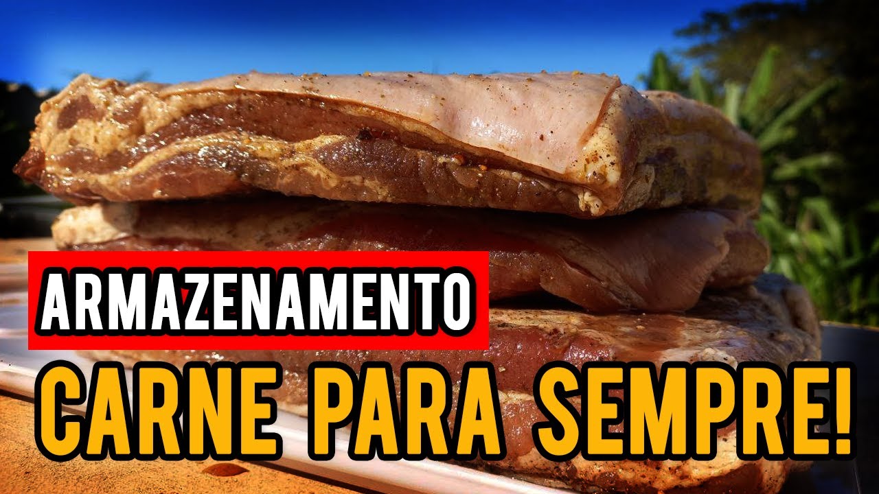 COMO FAZER BACON EM CASA SEM DEFUMAR | CONSERVAÇÃO DE CARNE | PROTOCOLO 550 DE SOBREVIVENCIALISMO