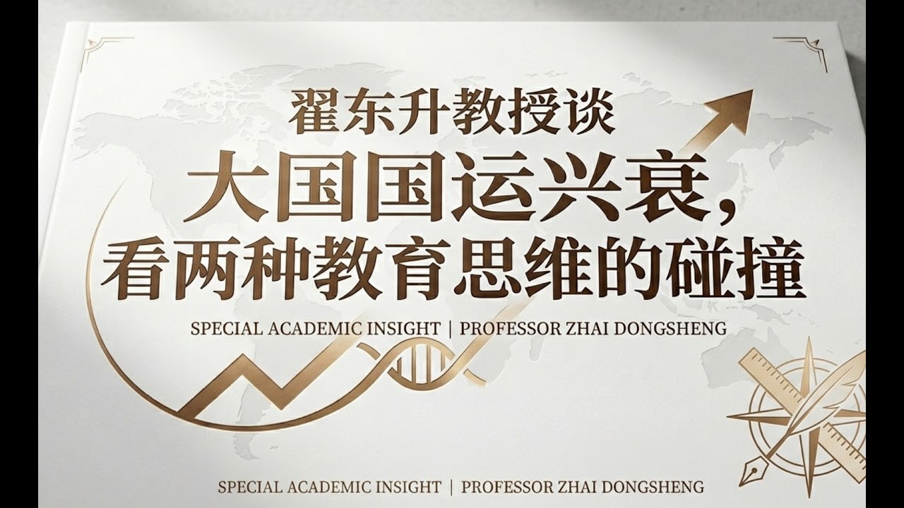 【精品学术课程2026】 人民大学翟东升教授：看大国的国运兴衰和两种教育思维的对决，高层次的思维分享