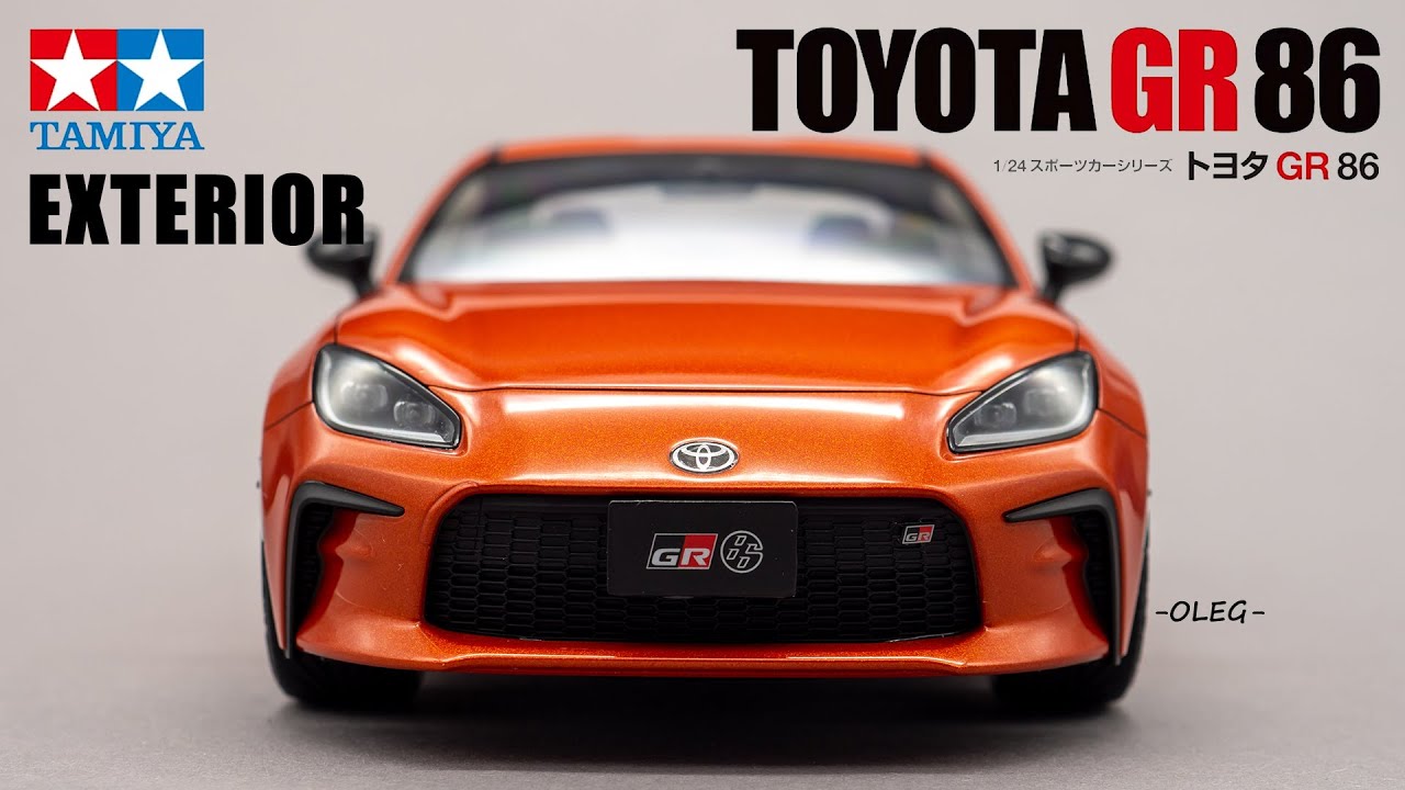 1/24 Toyota GR 86. Завершение сборки. Tamiya 24361 #5