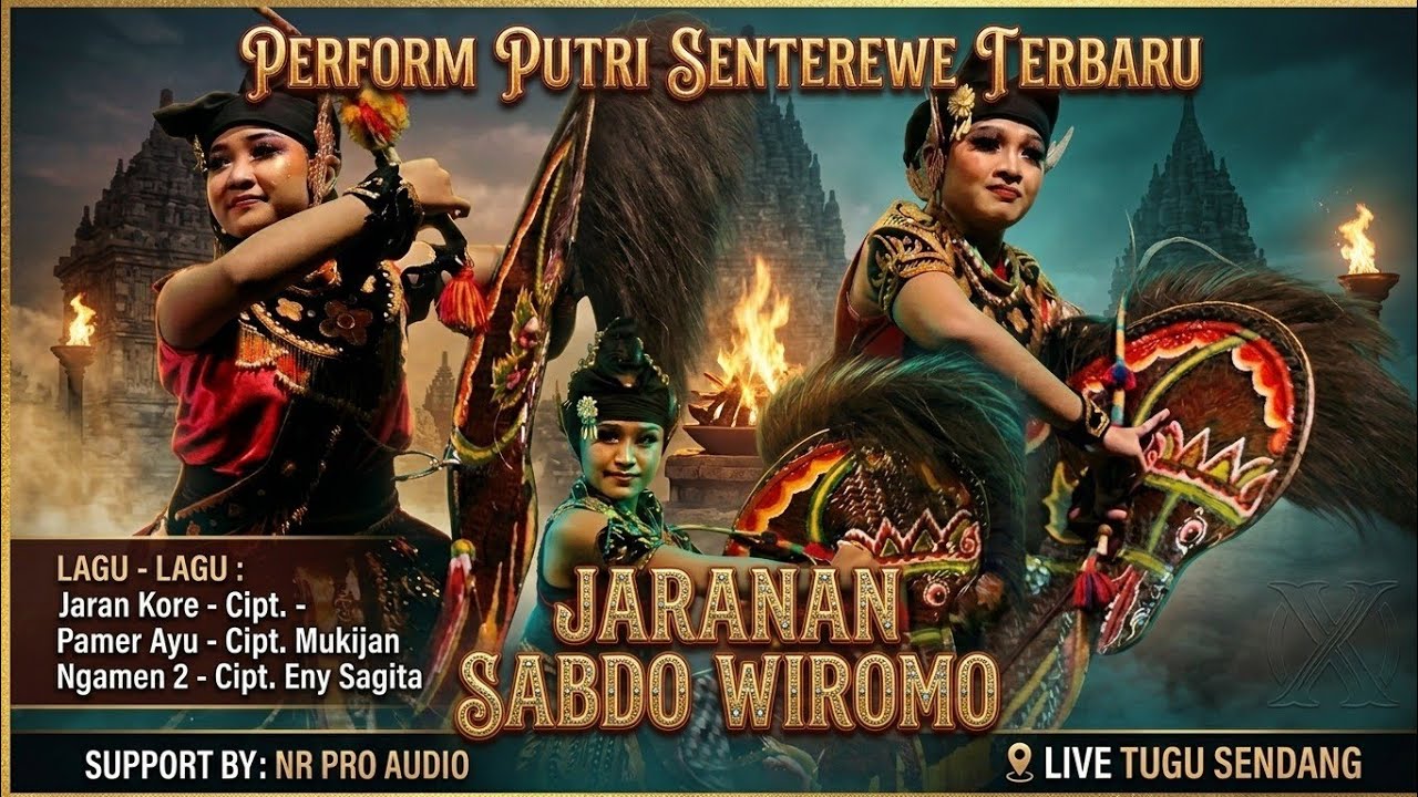  Jaranan Terbaru Senterewe Putri Versi SABDO WIROMO Di Tugu Sendang