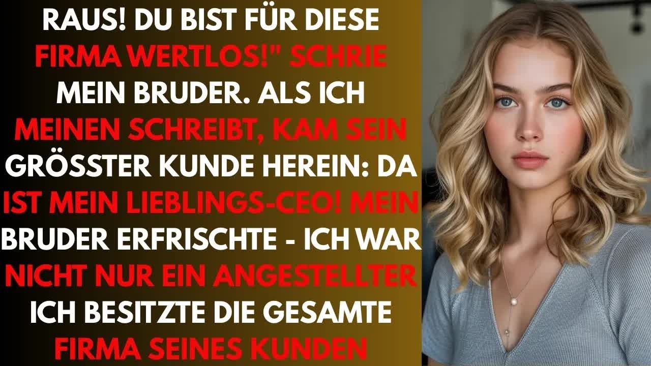 Er warf mich aus dem Familienunternehmen – dann betrat sein Millionen-Dollar-Kunde den Raum