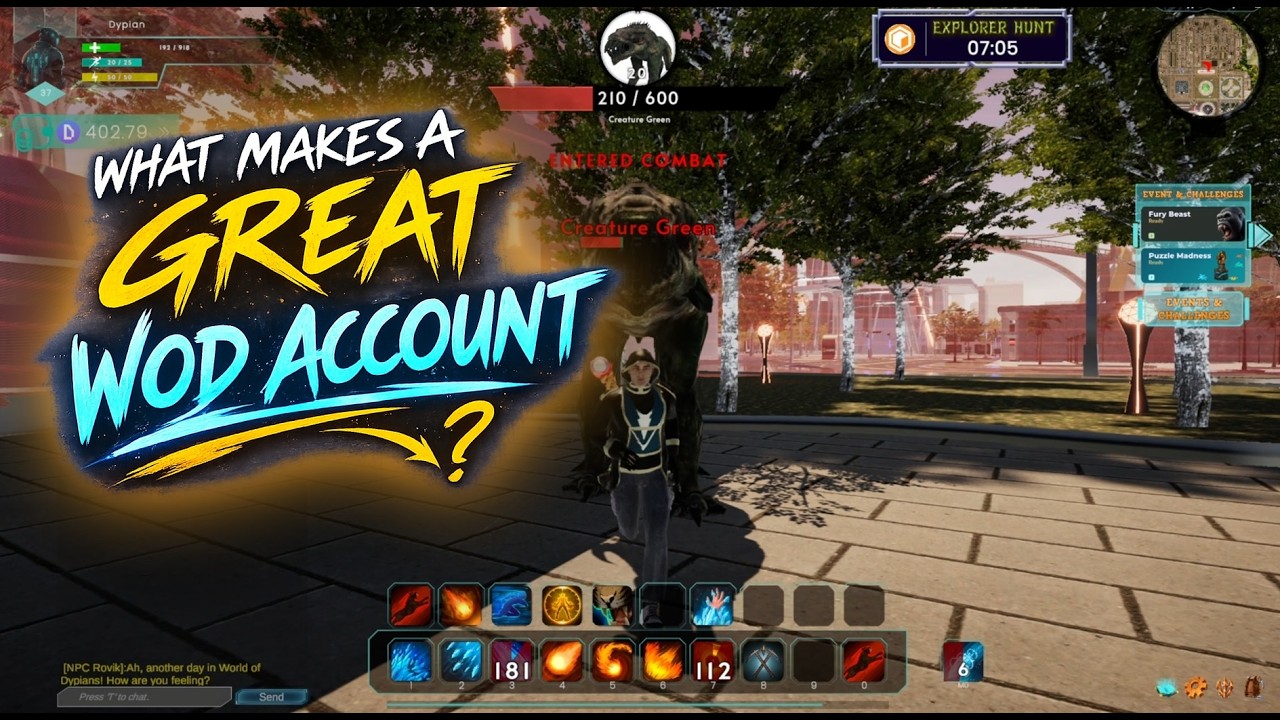 Что делает аккаунт WOD мощным?