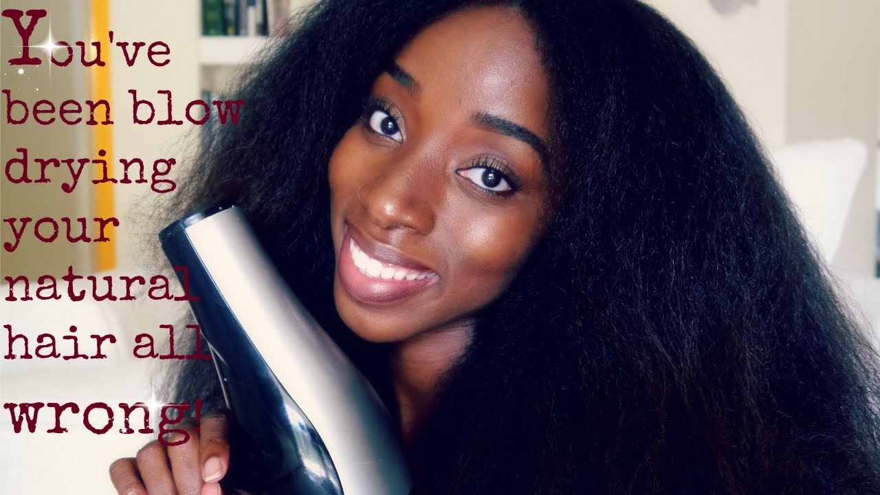 How to Blow Out Your Natural Hair | Zero Breakage Zero Heat Damage