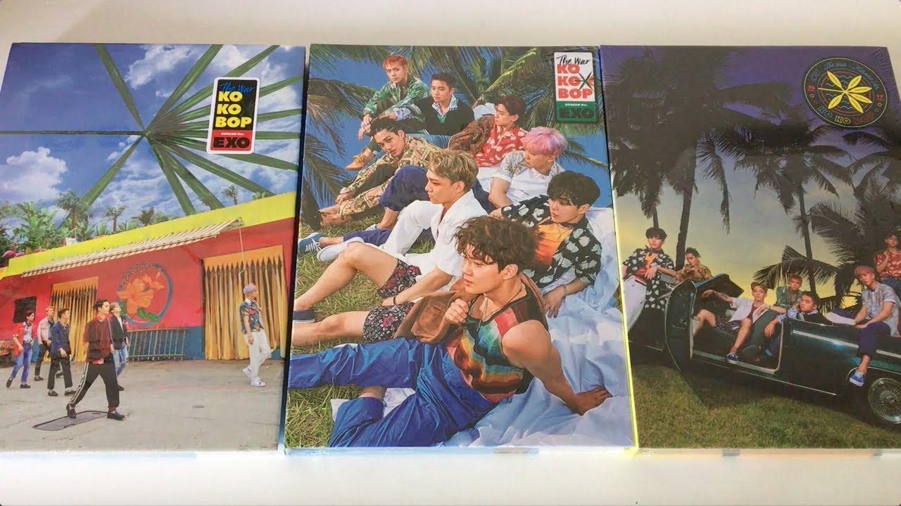 ♡Unboxing EXO 엑소 4th Studio Album The War 더워 (All 3 Korean Versions)♡