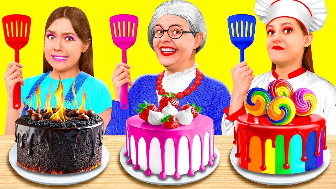 Кулинарный Челлендж: Я против Бабушки | Смешные Челленджи от RaPaPa Challenge