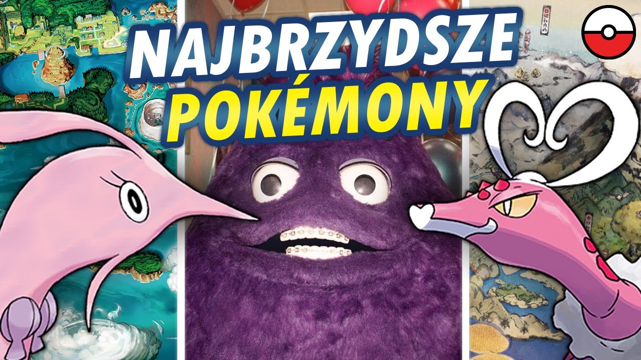 Najbrzydsze Pokemony