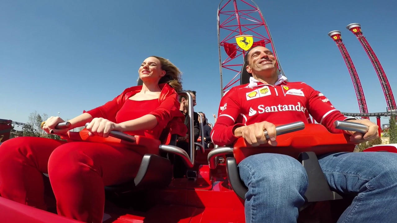 Edurne y Marc Gene Ferrari Land | Car and Driver España