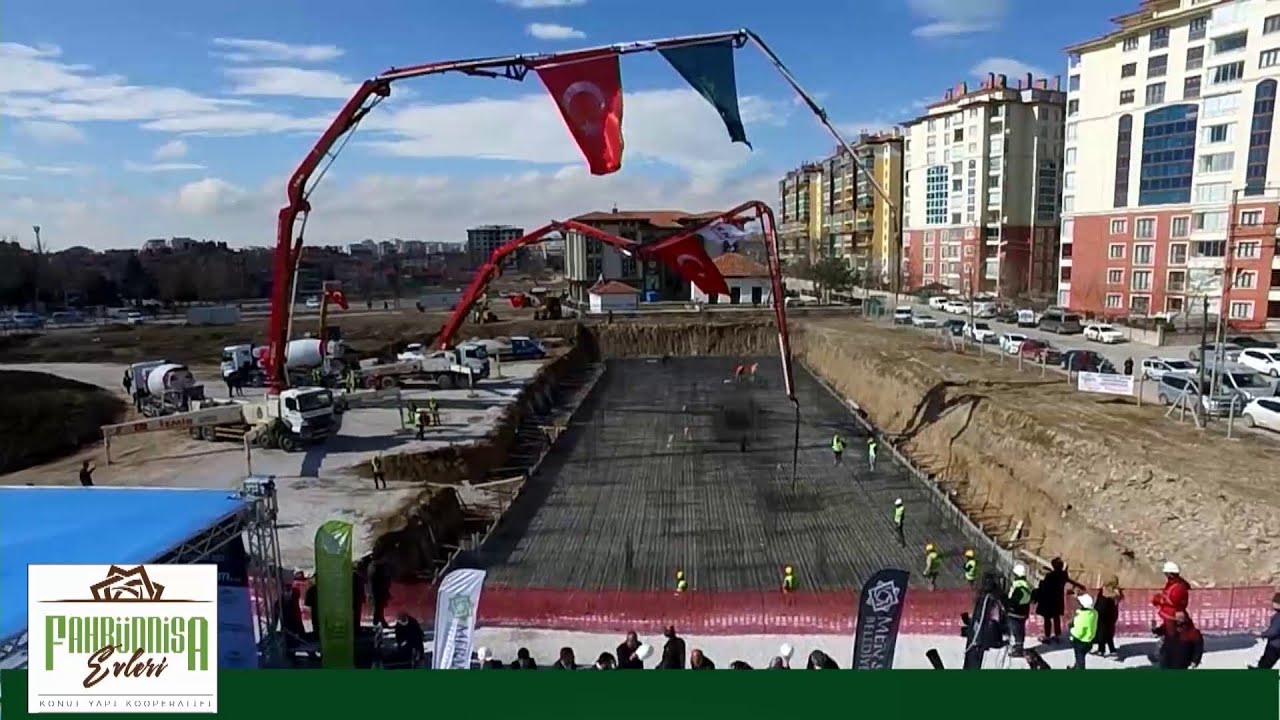 Fahrünnisa Evleri Konut Yapı Kooperatifi Temel Atma Töreni
