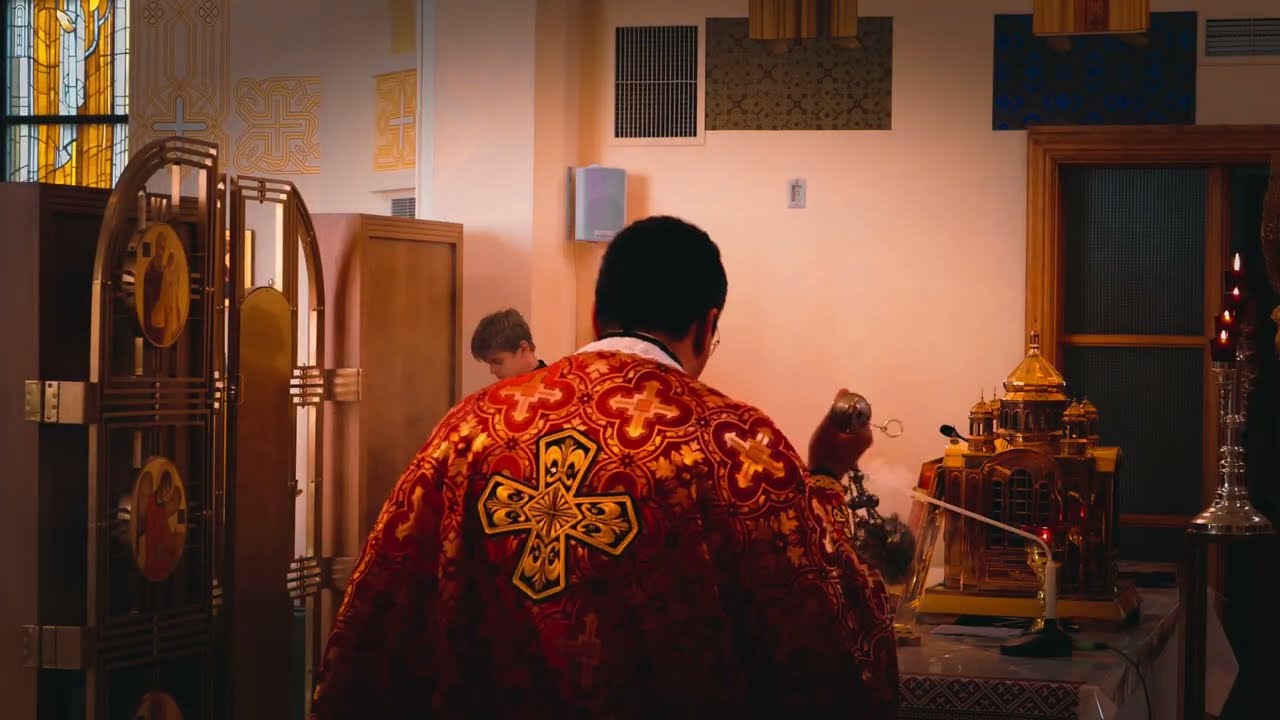Cherubic Hymn + Great Entrance - Divine Liturgy of St. John Chrysostom UGCC