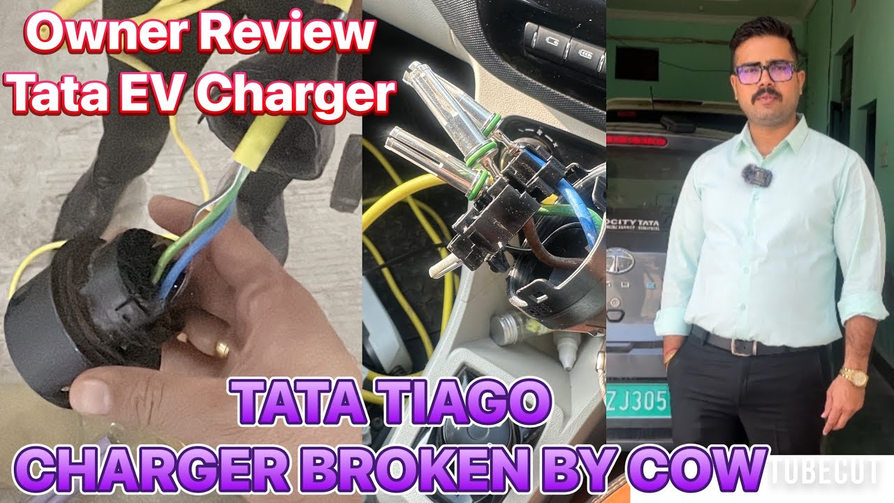 Tata Tiago ev charger Gun broken || Repair Tata EV Charger || Owner Review