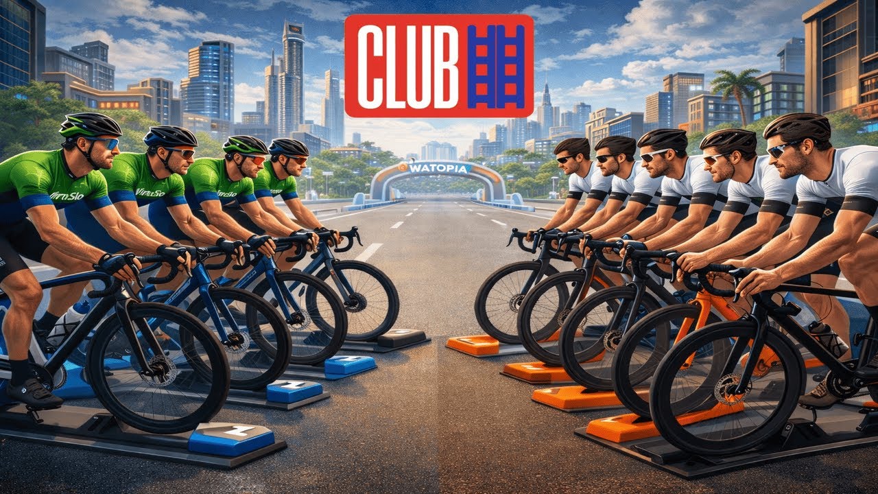 Club Ladder - VirtuSlo 4Endurance vs Roaring Rhinos / Watopia, Figure 8 (29.8km - 255m)