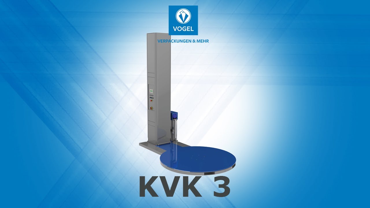 Palettenwickler KVK 3 (station&auml;r) &ndash; Stretchen Sie schon oder wickeln Sie noch?