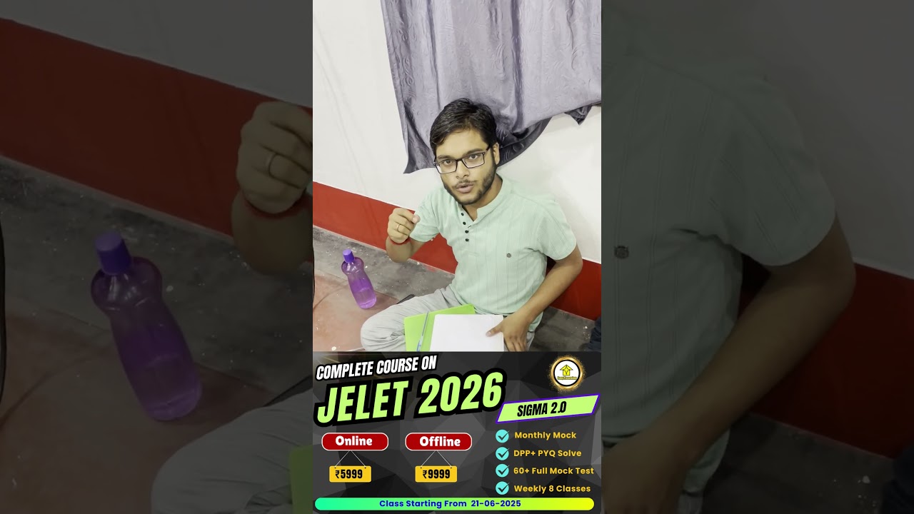 10Hr JELET 2026/2027 Marathon Class By Pritam Sir #jelet2026 #jelet #shorts