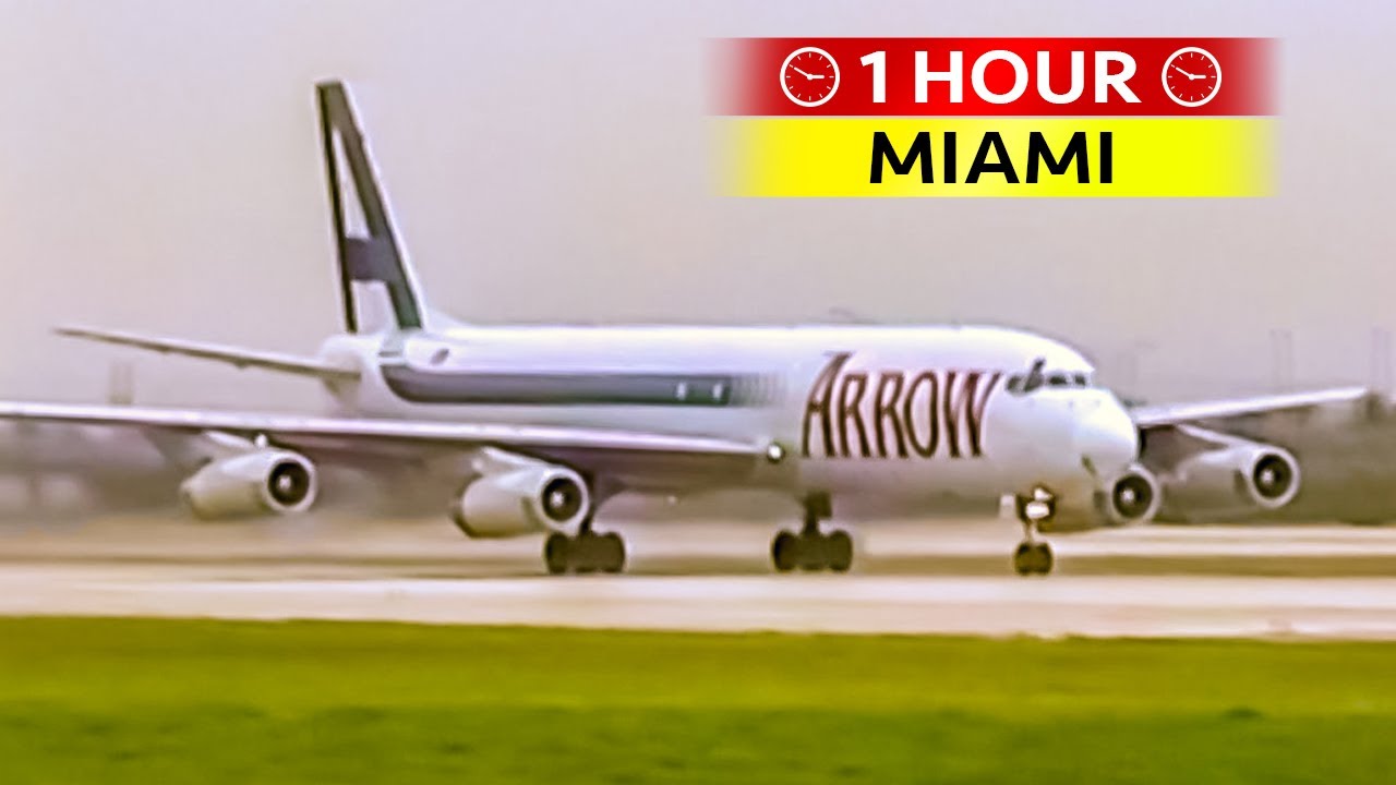 1 Hour of Plane Spotting at MIAMI (1997)