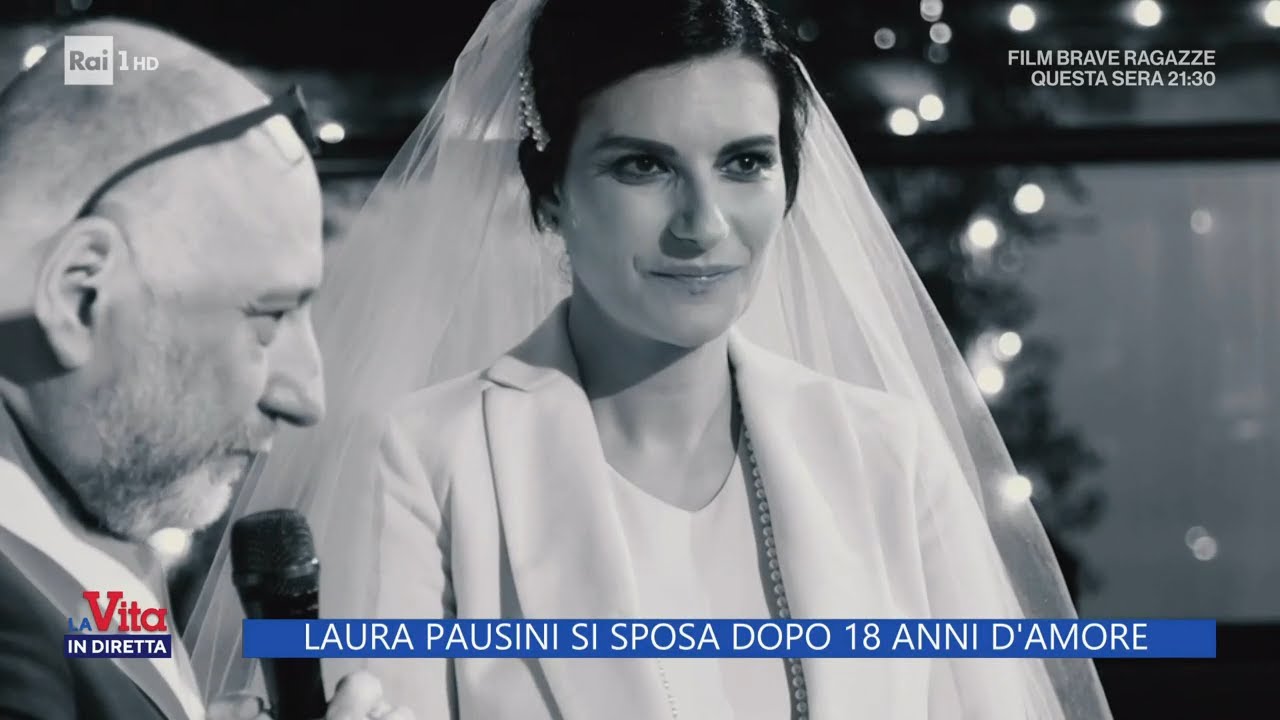 Il matrimonio di Laura Pausini - La Vita in Diretta 22/03/2023