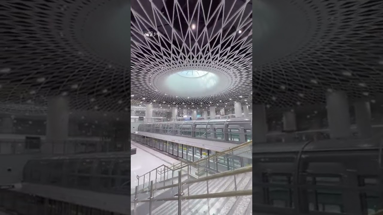 The New Automated Metro Station of Shenzhen China