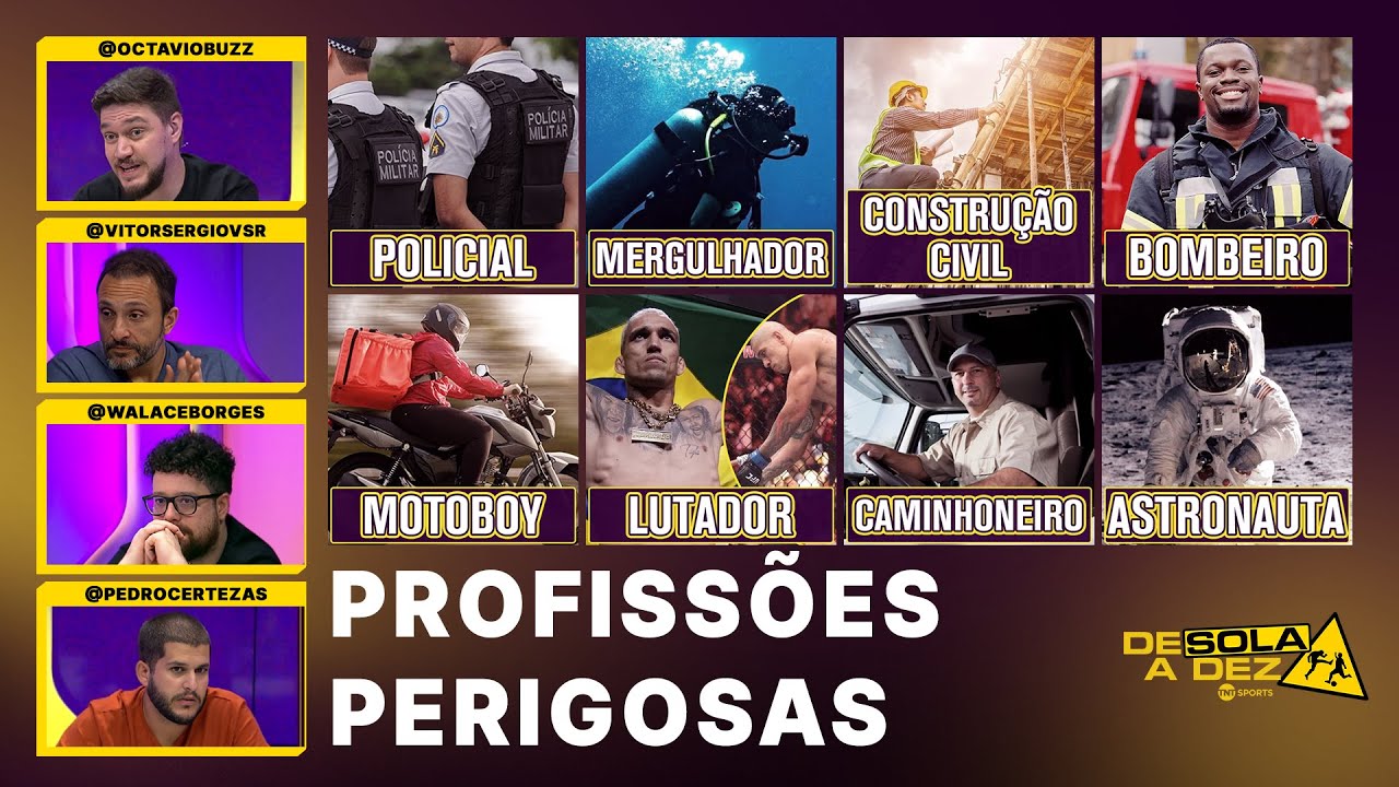 QUAL É A PROFISSÃO MAIS PERIGOSA DE TODAS? | DE SOLA A DEZ