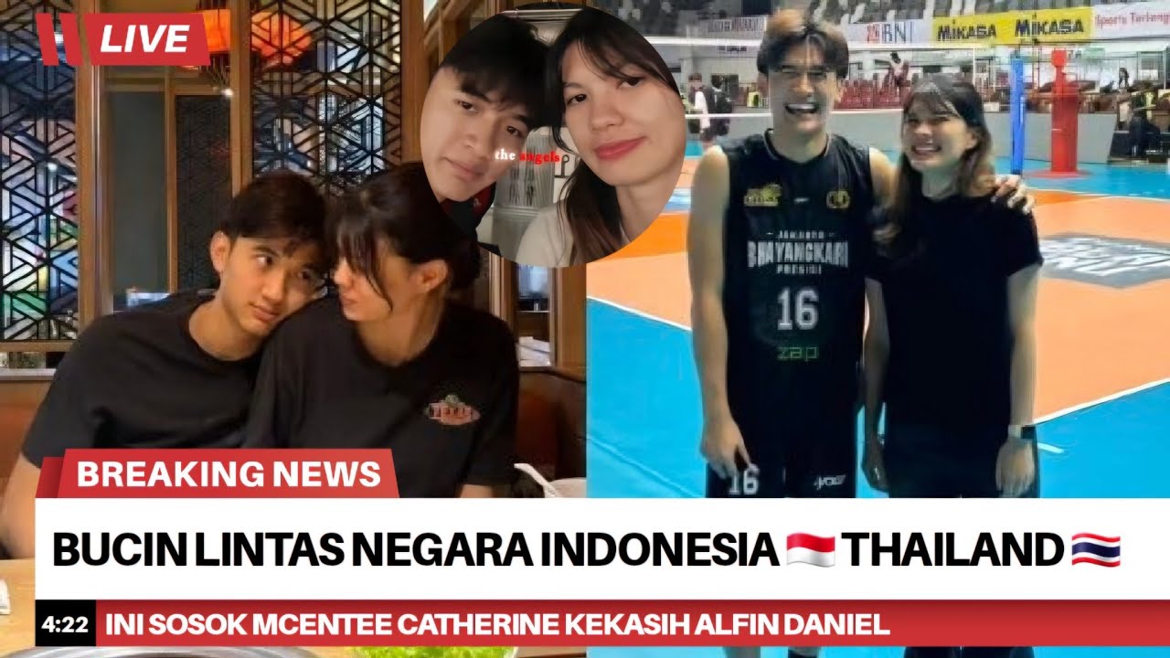 Bucin Lintas Negara Indonesia Thailand🥰 Ini Sosok McEntee Catherine Kekasih Alfin Daniel