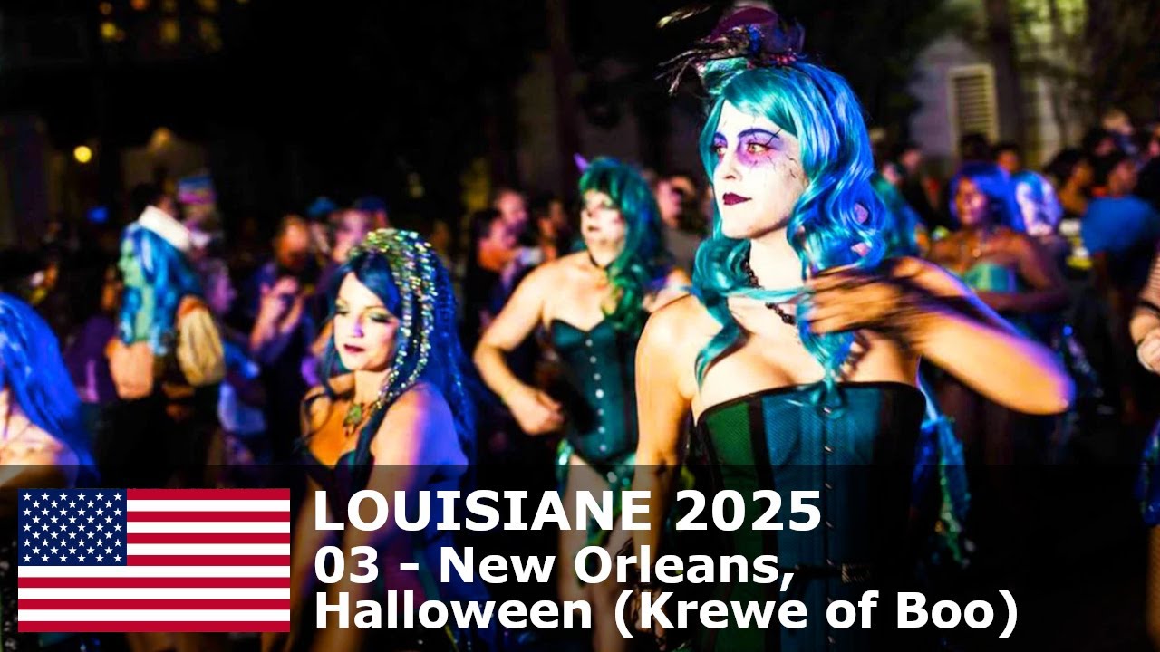 LOUISIANE 2025 - 03 - New Orleans, Halloween (Krewe of Boo)