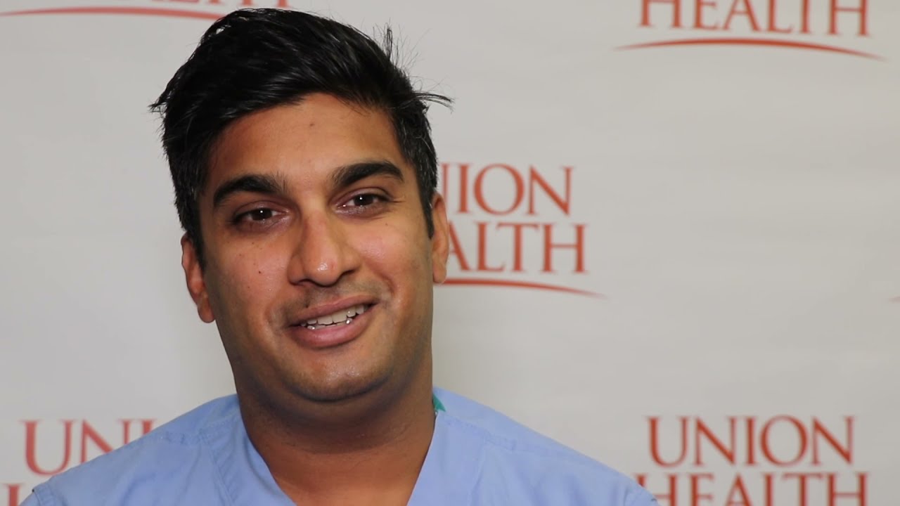 Dr. Chirag Patel Ophthalmologist returns home in Union Health Homegrown Health Care segment