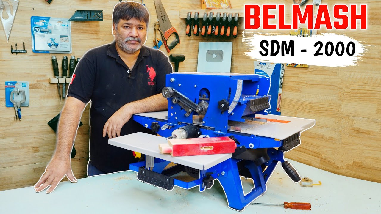 BELMASH SDM - 2000 Multifunction Heavy Duty Planer,Thicknesser,Drill (Randa Machine) Wood Working