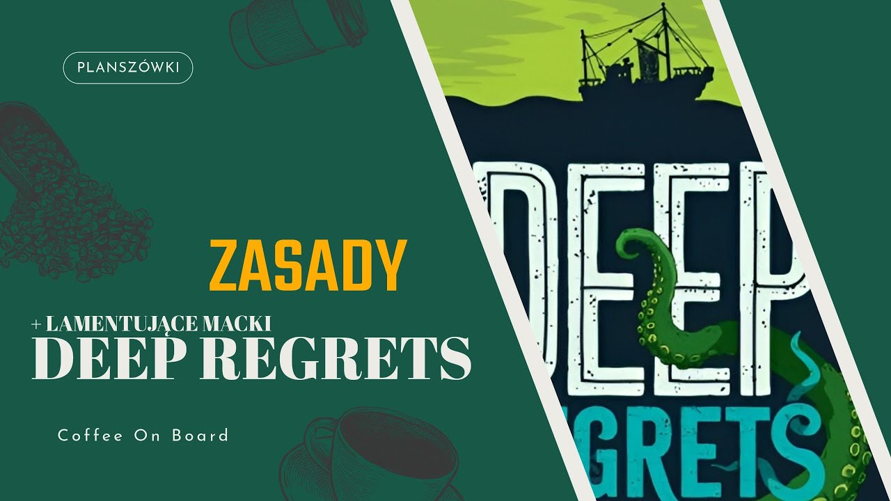 Deep Regrets z dodatkiem Lamentujące Macki | Gra planszowa - Zasady | Instrukcja