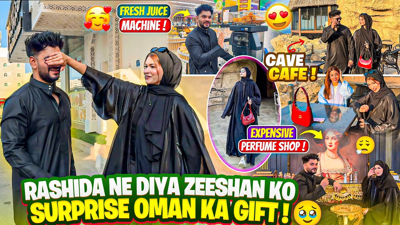 Rashida Ne Diya Zeeshan Ko Surprise Oman Ka Gift 🥹| Cave Cafe | Fokats | Zeeshan & Abresh 