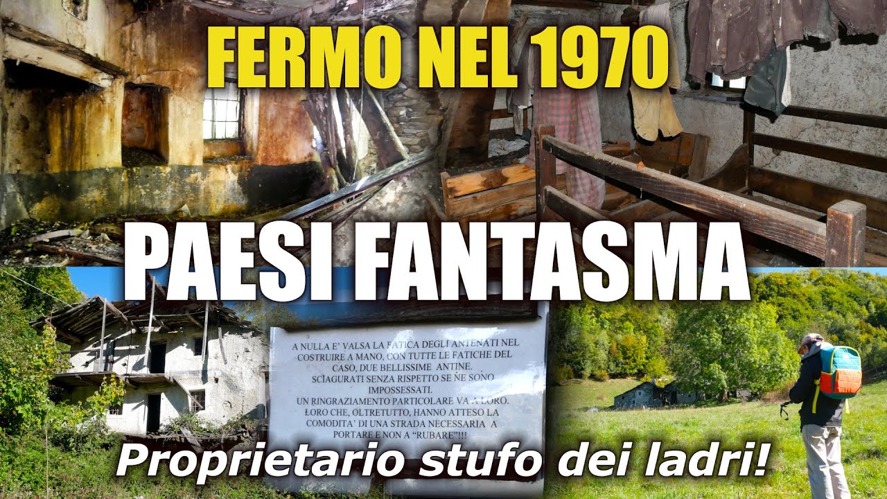 IN ESCURSIONE TRA PAESI FANTASMA IN MONTAGNA DIMENTICATI: UN PROPRIETARIO È STUFO DEI LADRI!
