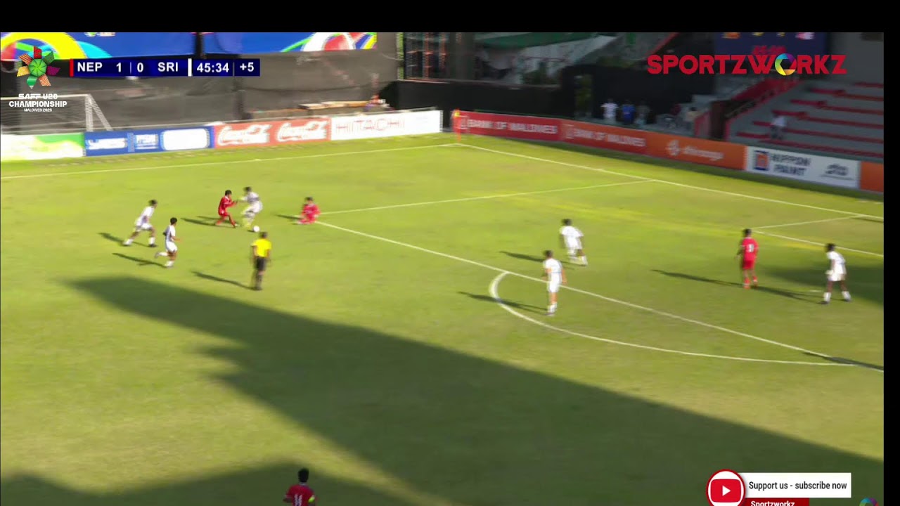 Nepal Vs Srilanka U20 Football Live