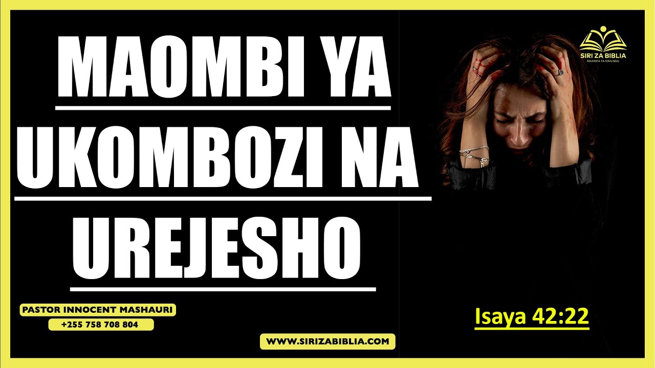 #LIVE: MAOMBI YA UKOMBOZI NA UREJESHO NDANI YA MTU BINAFSI