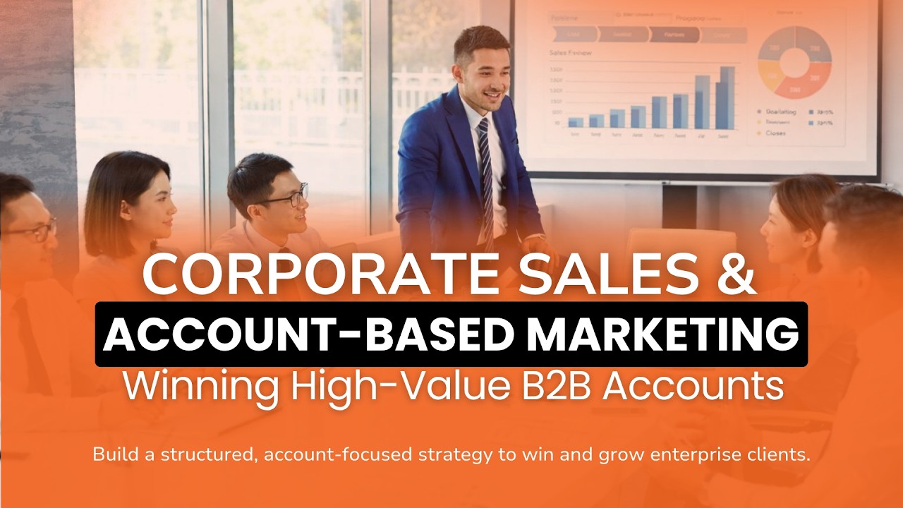 3-Hour Intro to Corporate Sales & Account-Based Marketing Workshop: Winning High-Value B2B Accounts